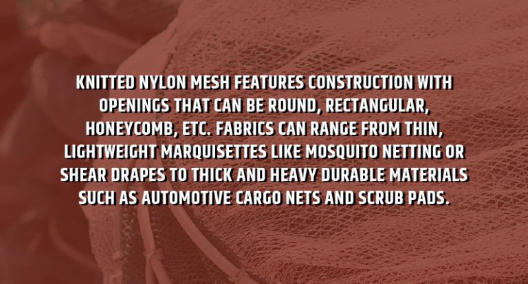 nylon mesh applications