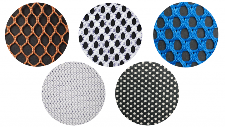 Polyester mesh fabrics