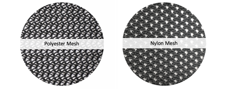 Polyester mesh fabrics